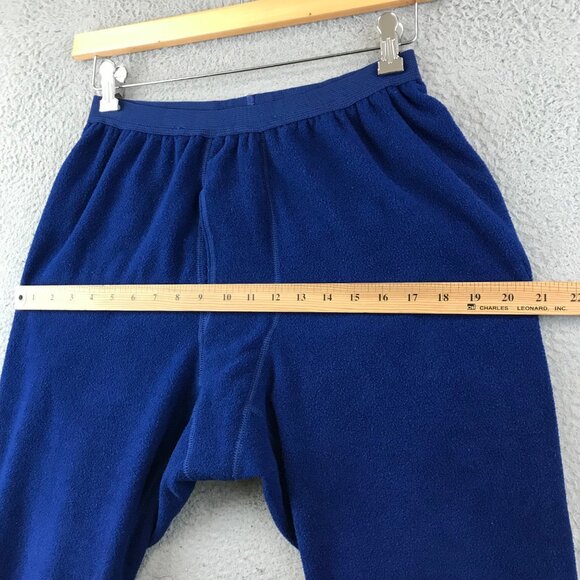 Vintage Patagonia Synchilla Mens Blue Fleece base layer pant L - Picture 6 of 10